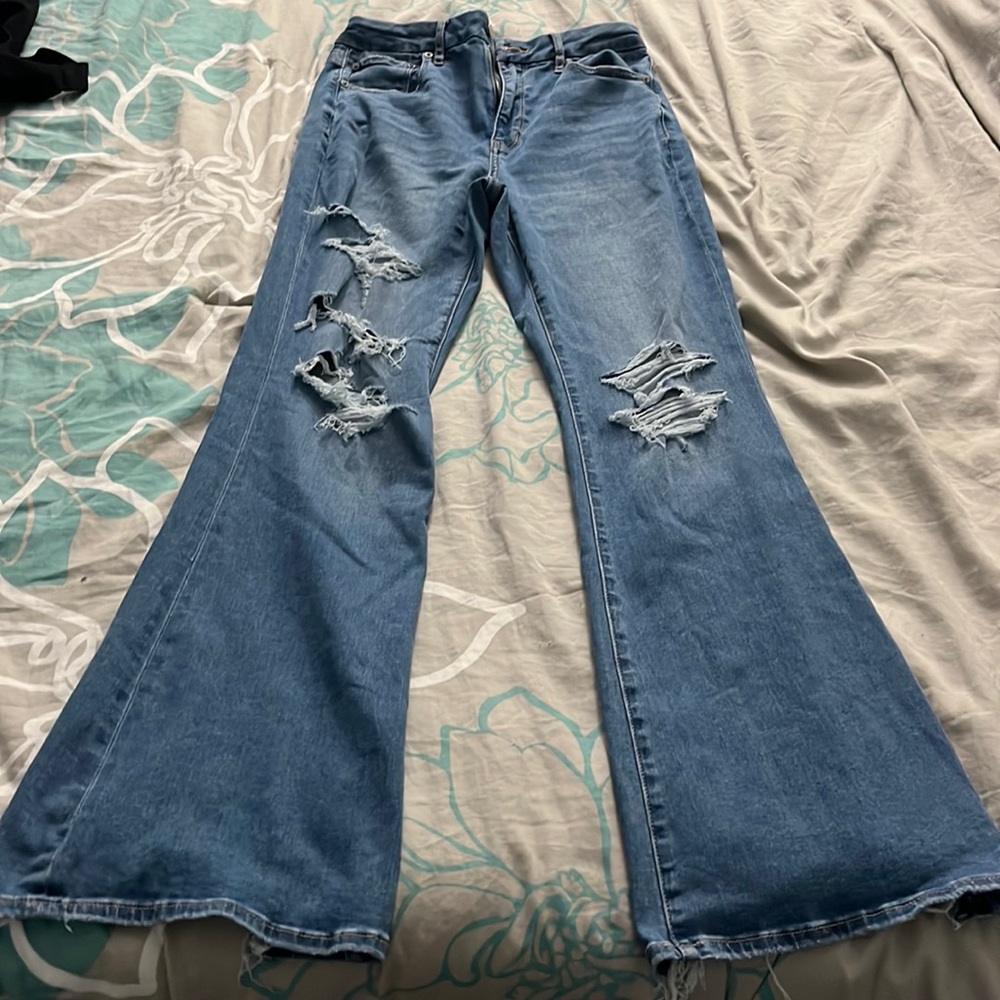 Women’s Curvy Super High Rise Flare Jean